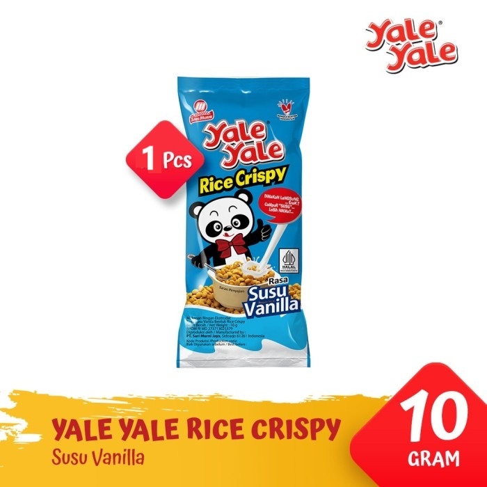 

Yale Yale Rice Crispy Snack Rasa Susu Vanilla 10gr