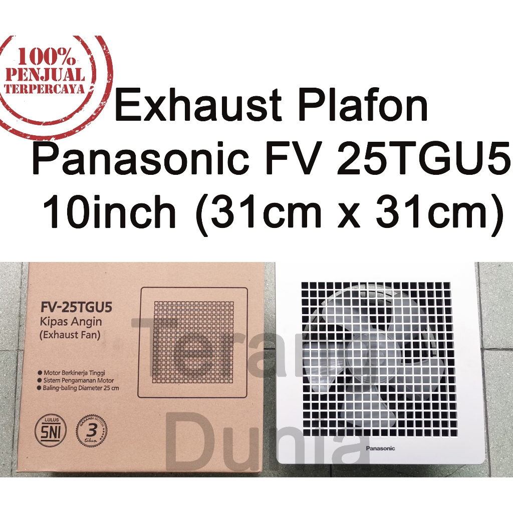 Eksos Fan Panasonic 25TGU Eksos Fan Panasonic 10in Exhaust Fan Panasonic 25TGU 10inch