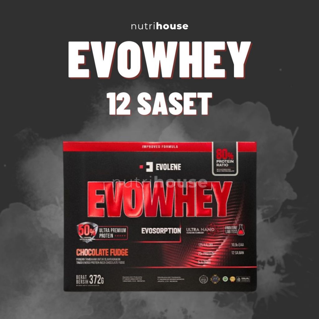 Evolene Evowhey 420gr EVO Whey Protein Concentrate Nutrihouse Evolene Medan