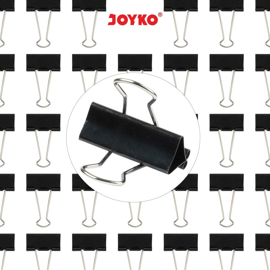 

Binder Clip Joyko No. 105 - 155 | Klip Penjepit Kertas Ukuran Kecil & Sedang