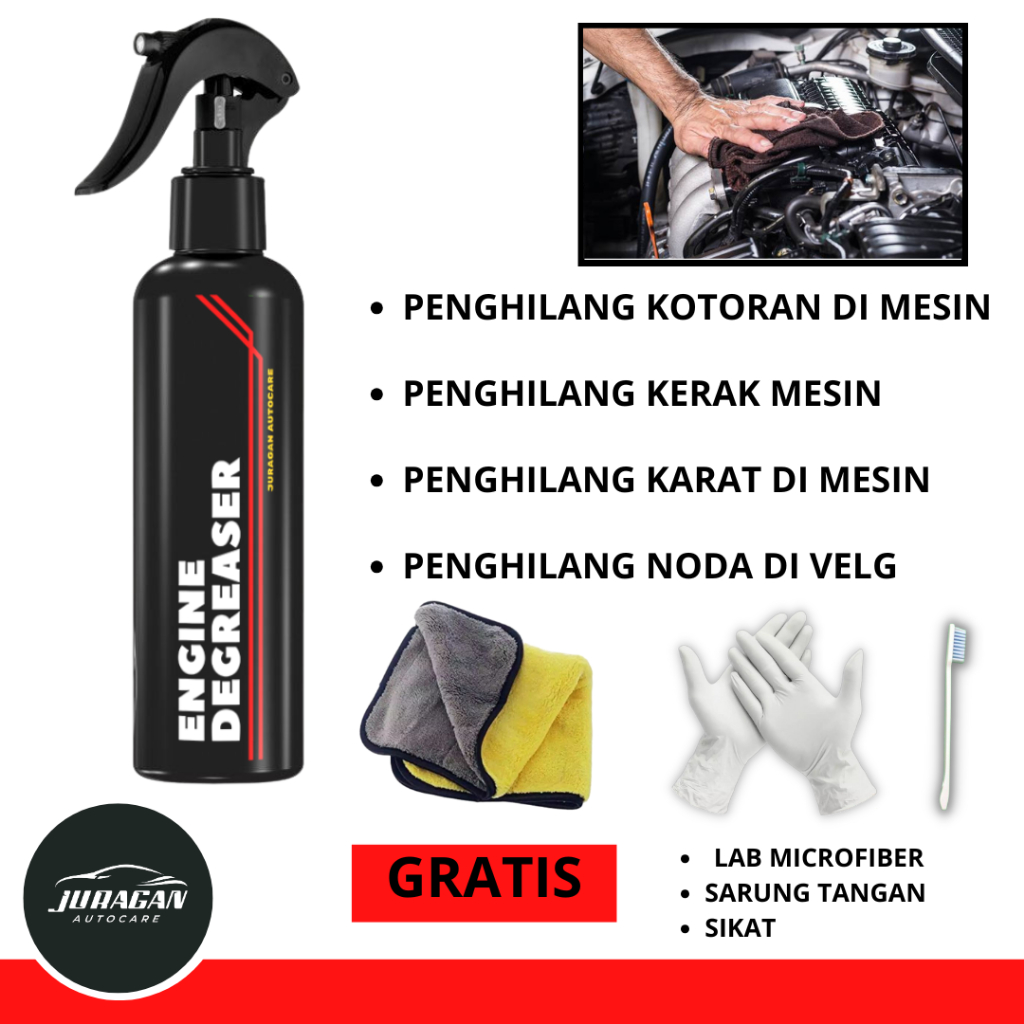 Pembersih Karat Mesin Mobil Motor Paling Ampuh - Pembersih Kerak Mesin Mobil Motor Juragan Autocare