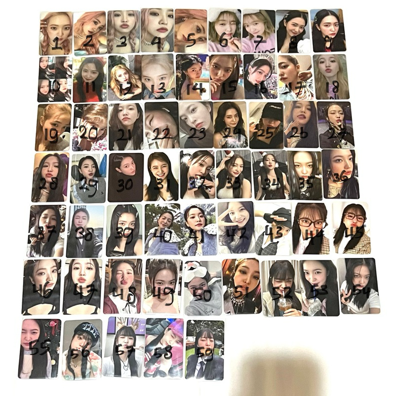 photocard pc yeri red velvet bb wink summag le nabi finale epoxy airpods