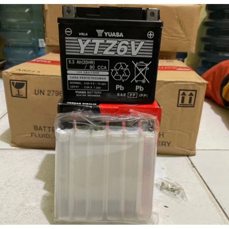 Aki Yuasa Ytz6v CB150R,PCX VARIO 150,160,125  12V 5,3Ah