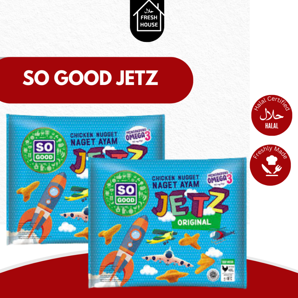 

NUGGET BENTUK JETZ/SO GOOD JETZ 400 GR