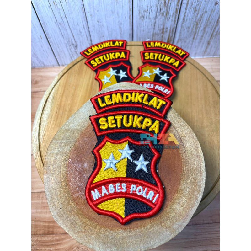 Bordir Bet timbul mabes Setukpa lemdiklat untuk siswa Setukpa