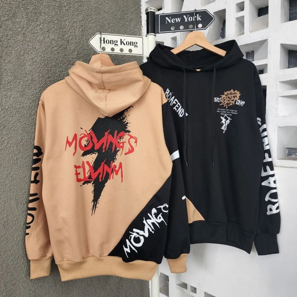 ( isi 2 pcs) Terbaru jaket hoodie ROAFEND HOODIE / Jaket couple pasangan terbaru / sweater couple pa