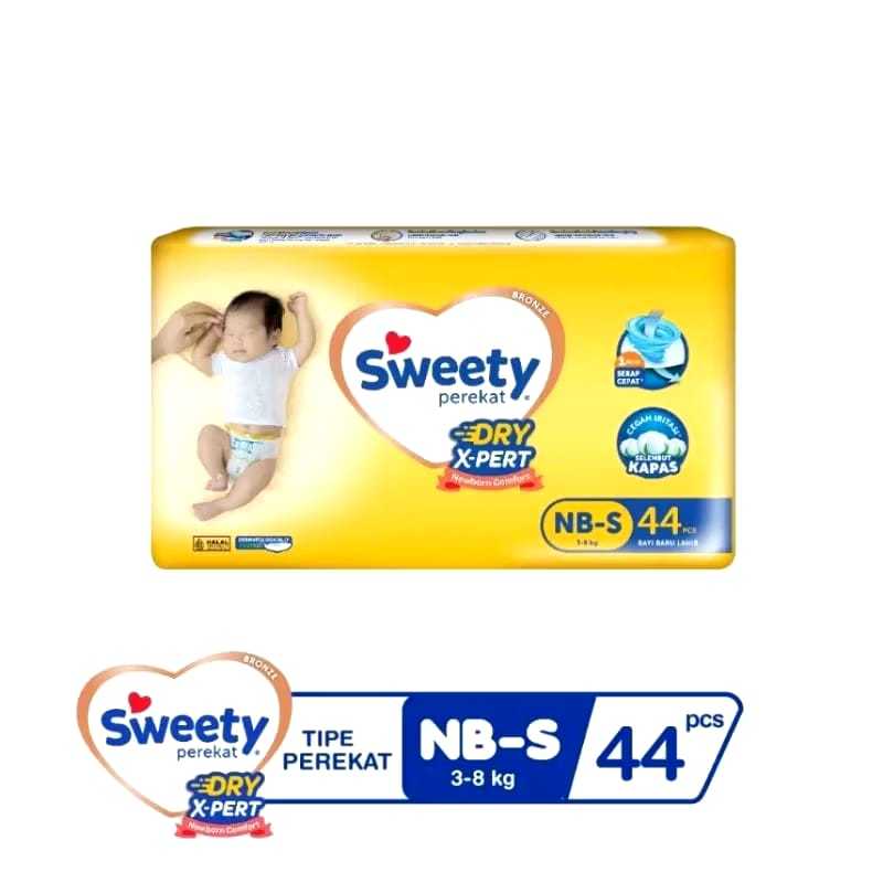 Popok Bayi Sweety Bronze Pants NBS 24/44 Tipe Perekat