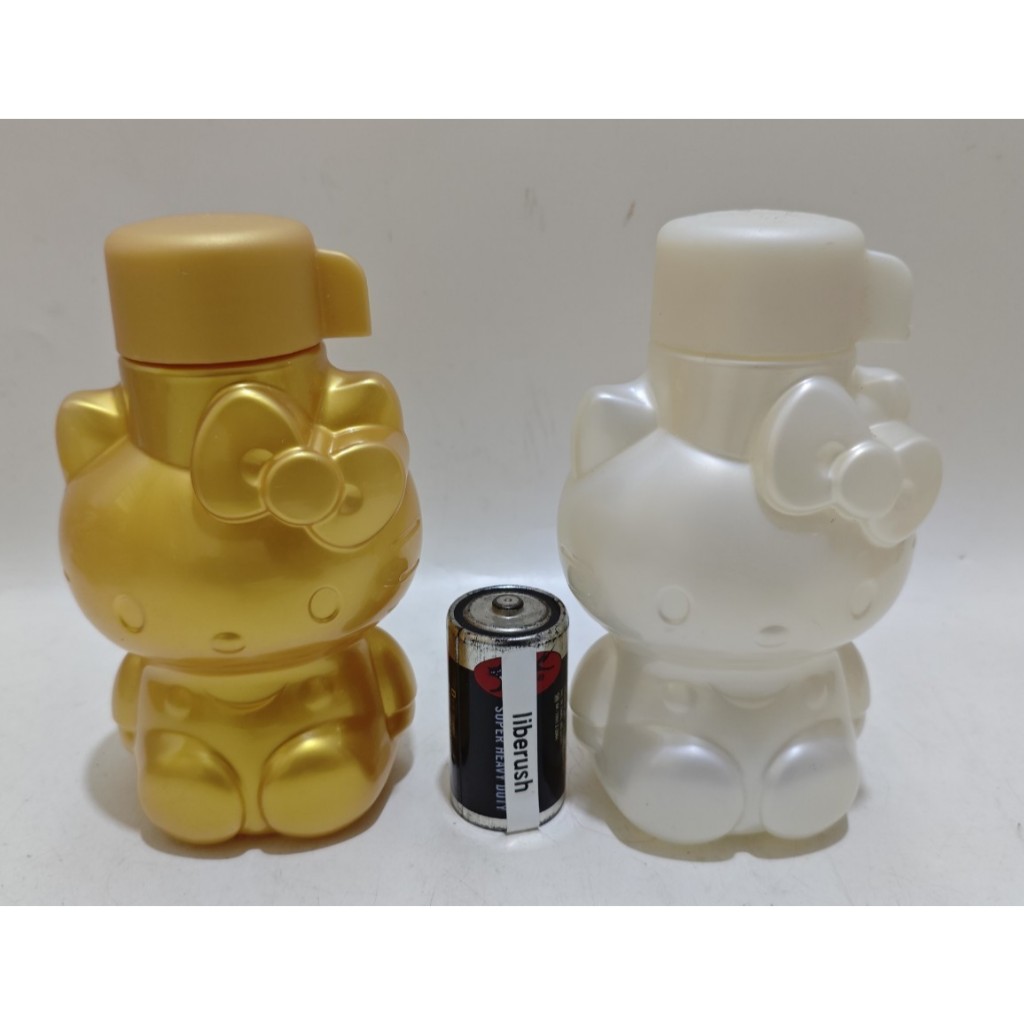 Set Tupperware eco bottle 425ml hello kitty gold silver limited edition