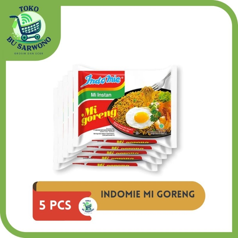 

INDOMIE MI GORENG PAKET ISI 5 PCS