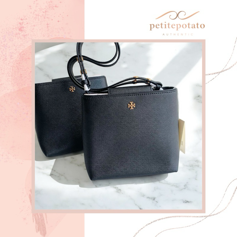 TAS BRANDED WANITA TORY BURCH EMERSON SMALL BUCKET