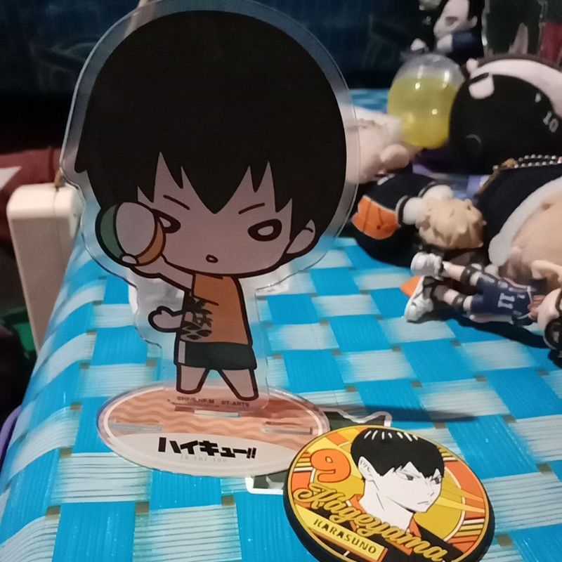 Haikyuu merch official, acrylic haikyuu kageyama tobio