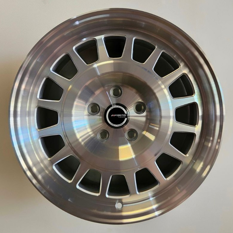 VELG MOBIL ORIGINAL FORTIS WHEELS BY PAKO RINJANI R17 x 8 5H 114,3 ET 35 SILVER POLISH - XPANDER INN