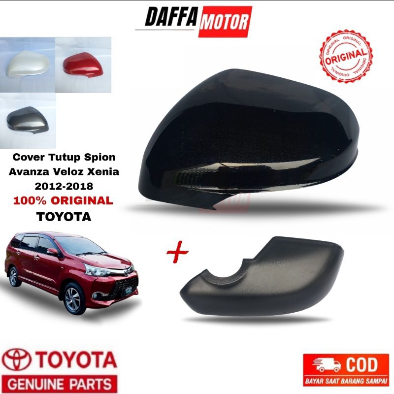 Cover Tutup Spion+cover bawah spion Avanza Veloz Xenia Original 2012 2013 2014 2015 2016 2017 2018  