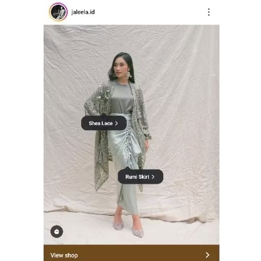 (SEWA‼️) JALEELA - SHEA TOP SAGE (ATASAN ONLY) -  (KEBAYA KONDANGAN / MODERN / LAMARAN / WISUDA / PR