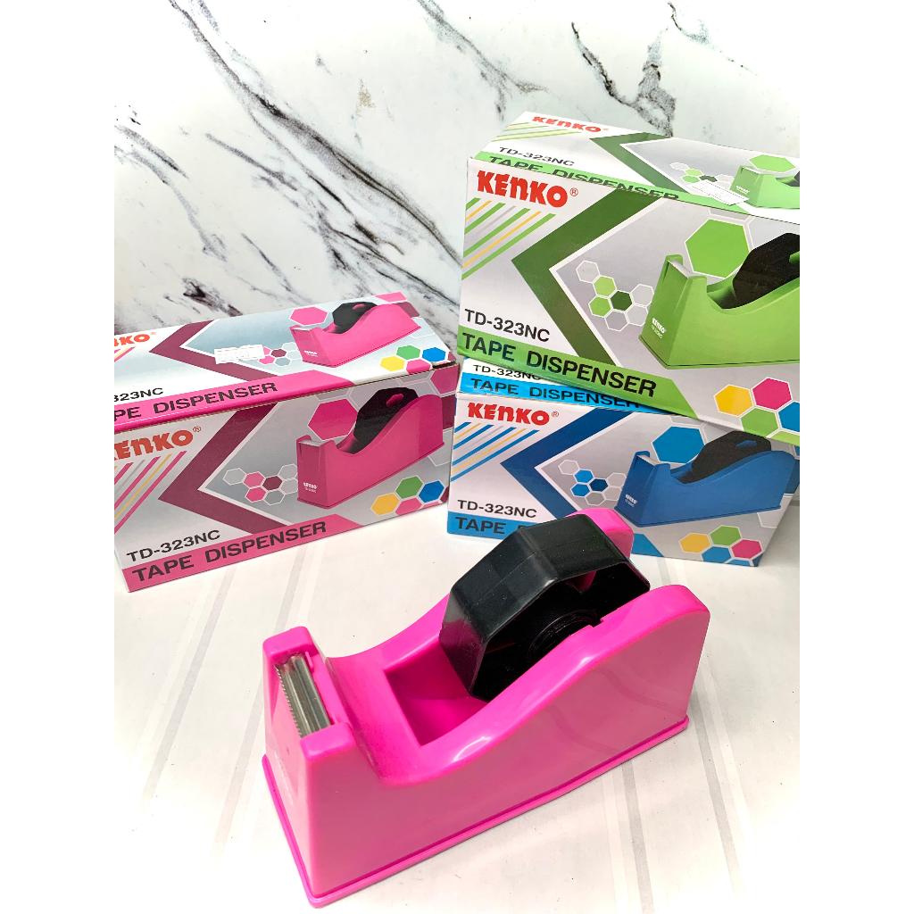 

KENKO Tape Dispenser/ Pemotong Isolasi atau solatip/ Kode TD-323NC/ Warna Pink/Hijau/Biru