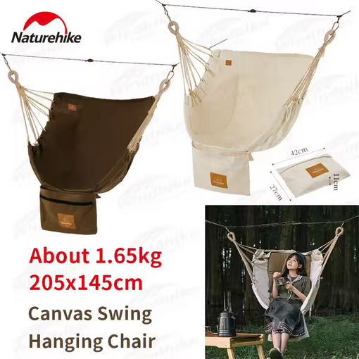 HAMMOCK AYUNAN KURSI GANTUNG CANVAS NATUREHIKE NH22DC003