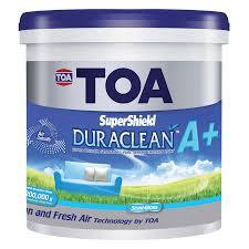 TOA Supershield Duraclean A+ - Cat Tembok PREMIUM Interior / Cat Dinding Dalam Ruangan Semi Gloss 20