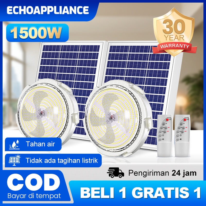 NEW PRODUCT 30 TAHUNLAMPU PANEL SURYA INDOOR SOLAR CEILING LAMPU INDOOR 1500W SOLAR CELL LAMPU