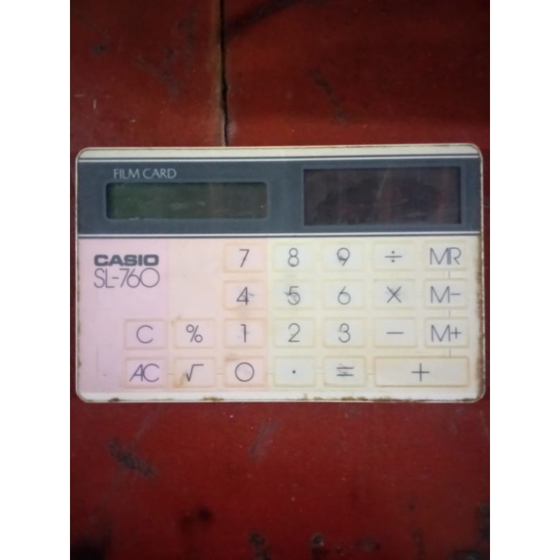 calculator Casio SL-760 film card