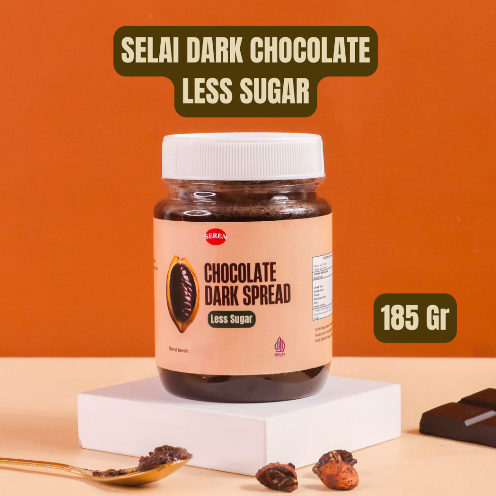 

Selai Diet Coklat Dark Rendah Gula 185 gr