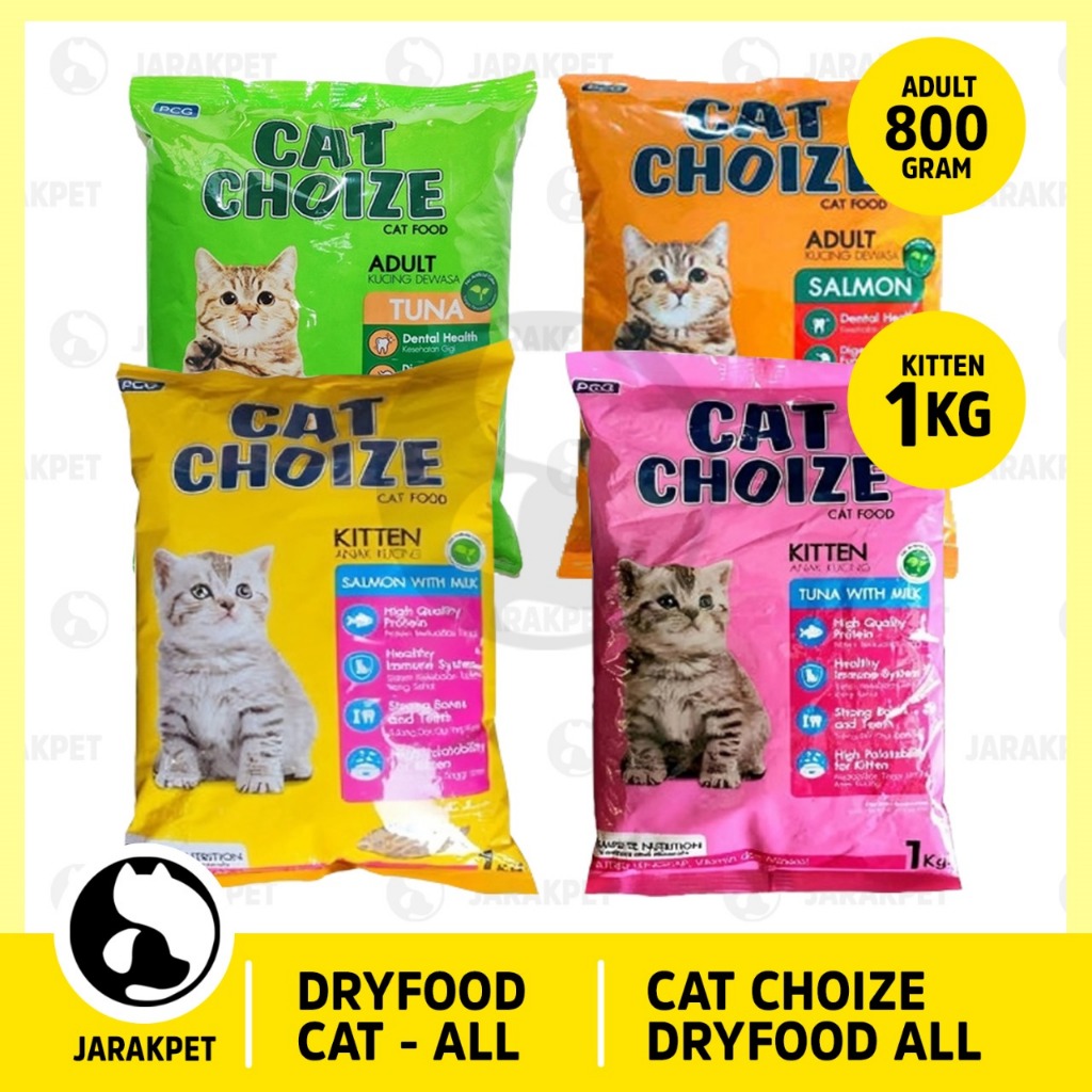 Cat Choize Adult tuna 800 gram - Cat choize Adult Salmon 800g - Cat Choize Kitten salmon 1 Kilo - Ca