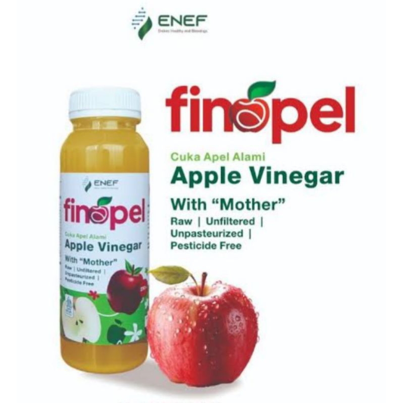 

Cuka Apel Finapel 250 ml - Apple Vinegar With Mother