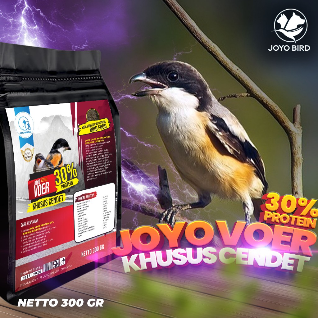 MAKANAN BURUNG CENDET | VOER BURUNG CENDET | VOER HARIAN | VOER NUTRISI KOMPLIT | VOER HARIAN KHUSUS