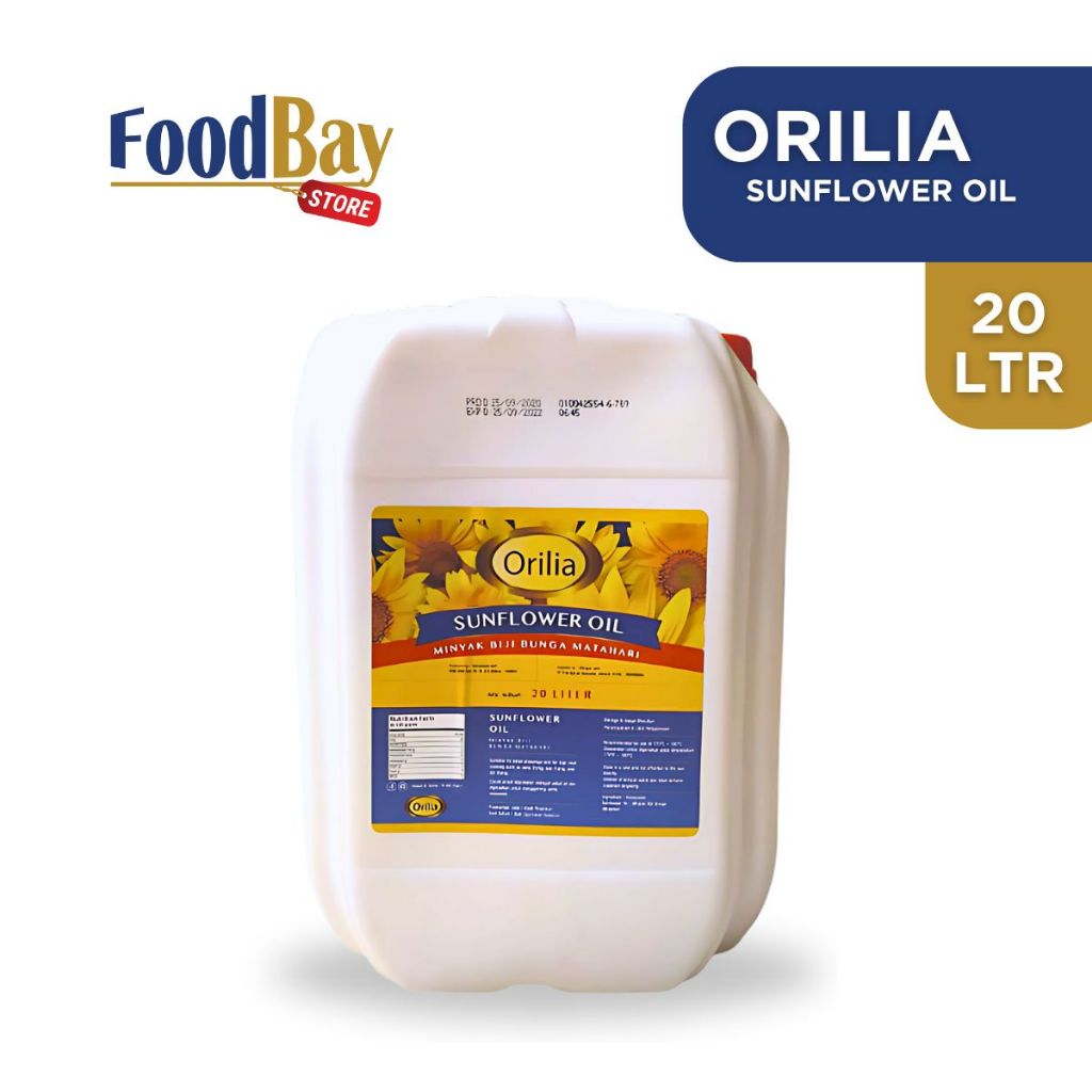 

ORILIA Sunflower Oil 20Ltr / Minyak Biji Bunga Matahari 20 Liter