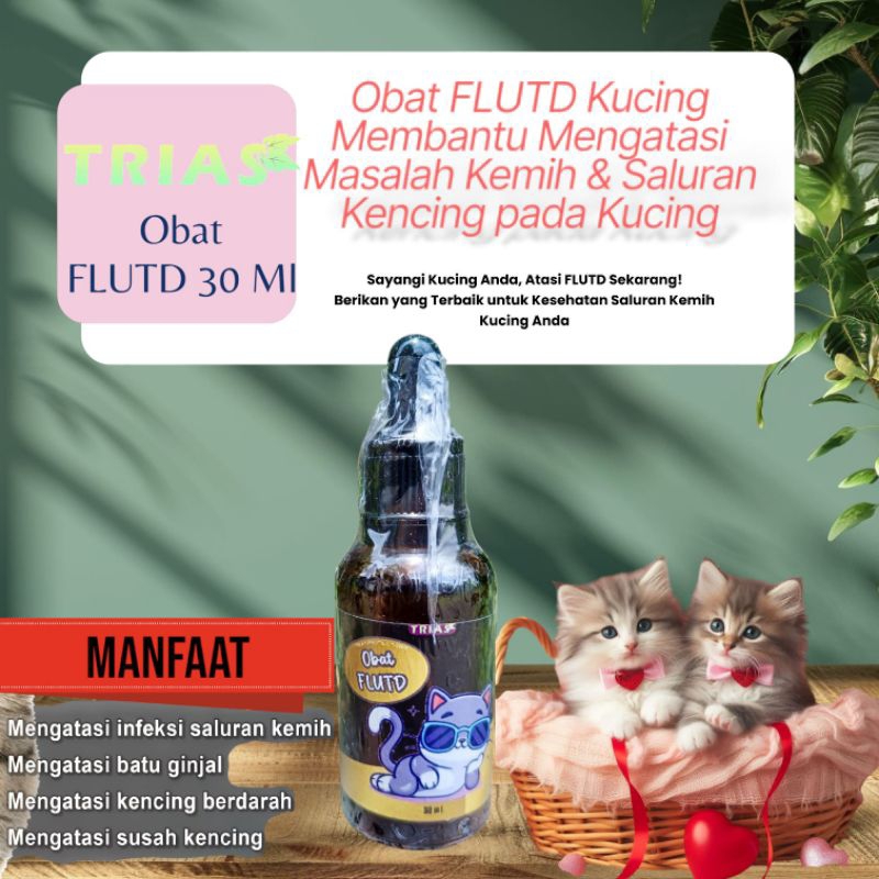 Obat FLUTD Kucing TRIAS Ampuh/TRIAS: Sembuhkan FLUTD Kucing dengan Cepat FLUTD Minggat dengan TRIAS 