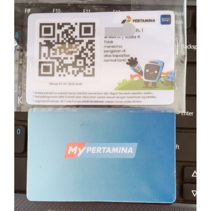 

Cetak Kartu Mypertamina bisa satuan
