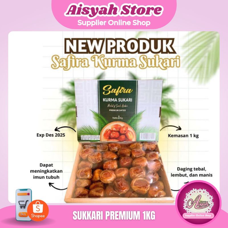 

SAFIRA KURMA SUKKARI PREMIUM 1KG