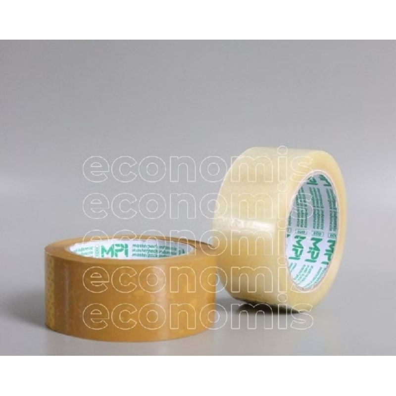 

Lakban Bening/Coklat 100 yard × 45mm MPI ekonomis 2 inch