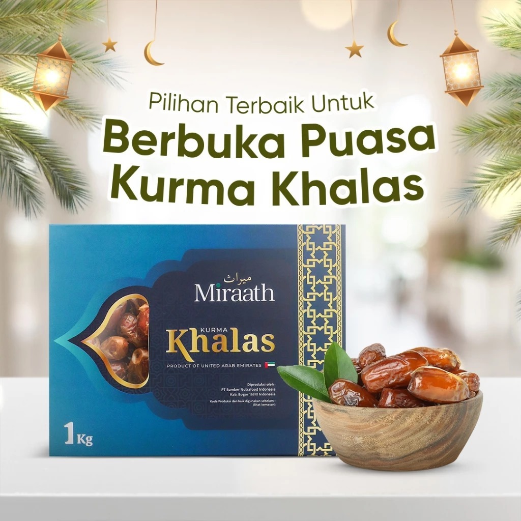 

Miraath - Kurma Khalas Premium 1kg