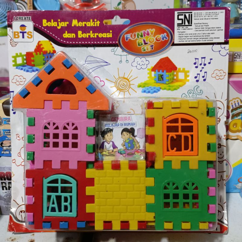 Mainan Anak Funny Block Set BTS 3361