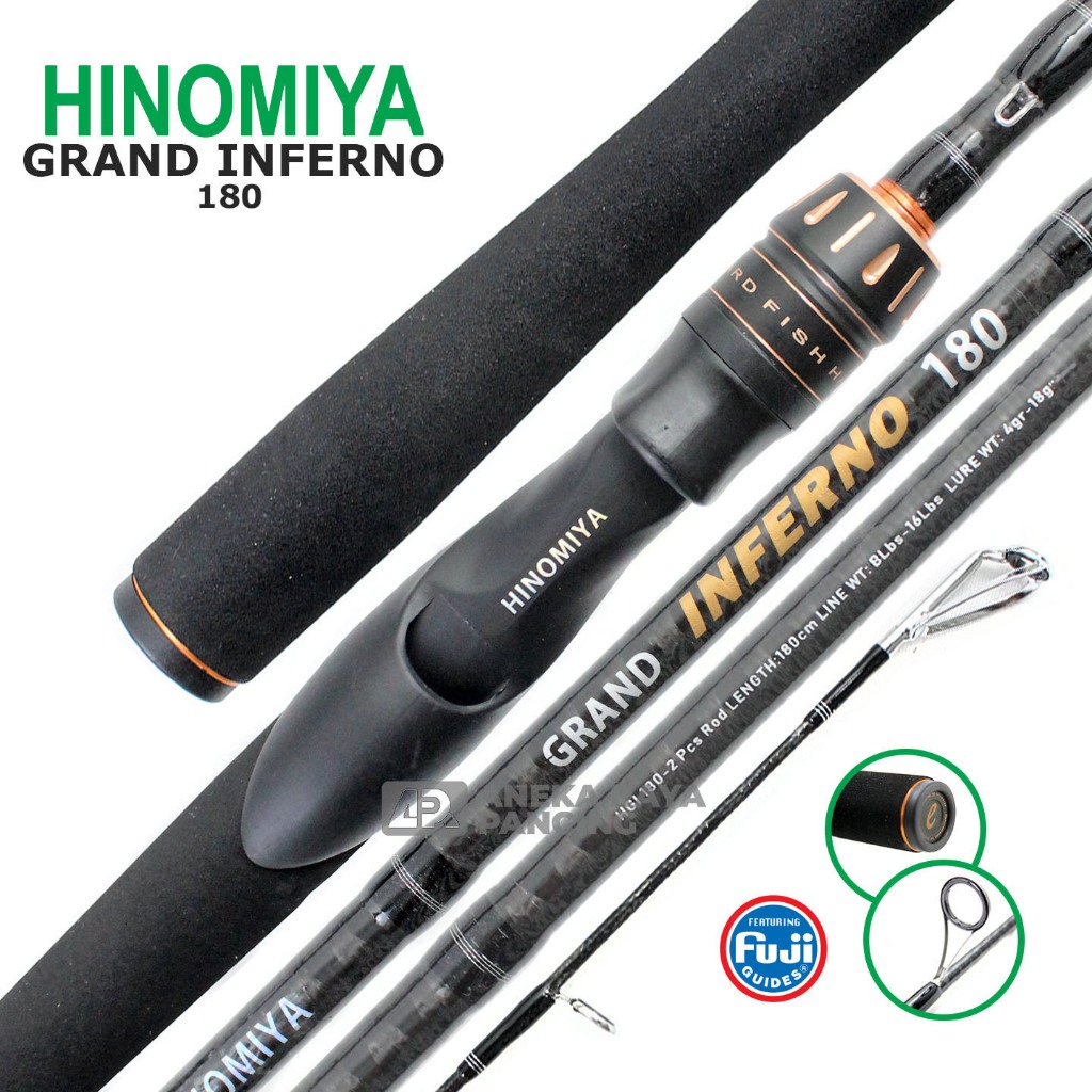 JORAN HINOMIYA GRAND INFERNO 180 / Joran Hinomiya Spinning / Joran Galatama / Joran Hollow Carbon Ri