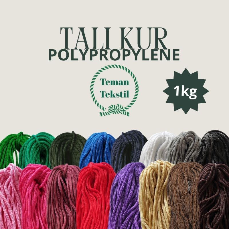 

TERMURAAHH!! TALI KUR PP 1kg - 2mm, 3mm, 4mm, 5mm, 6mm
