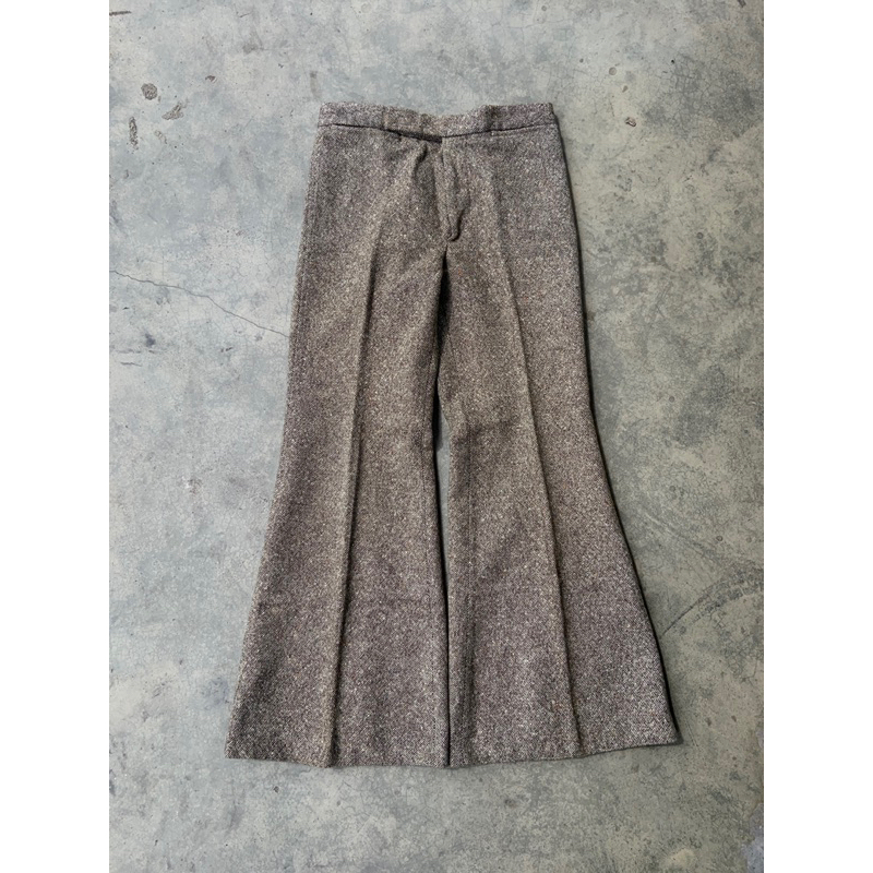 Vintage 70’s Britis Wool Cutbray Trouser Pants