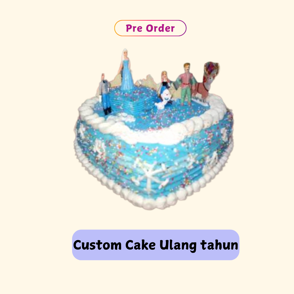 

Custom cake ulangtahun PO h-2