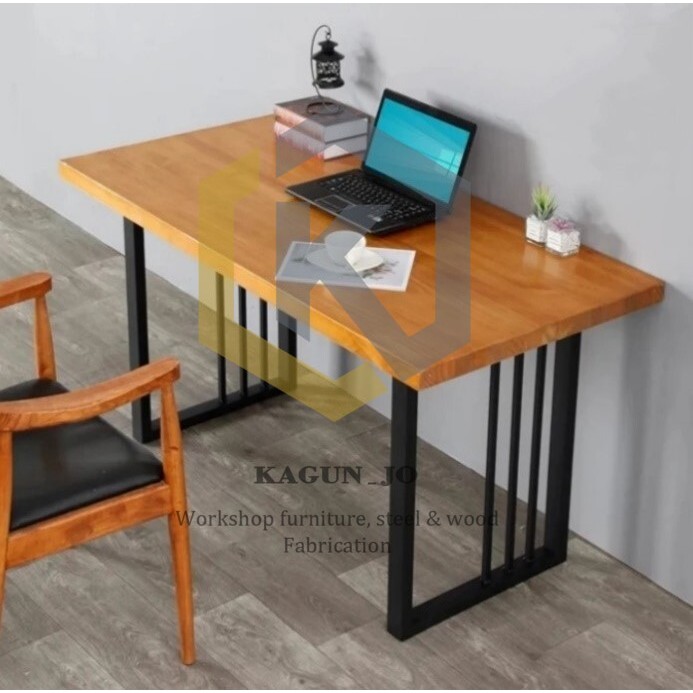 meja komputer industrial 120x60x75cm