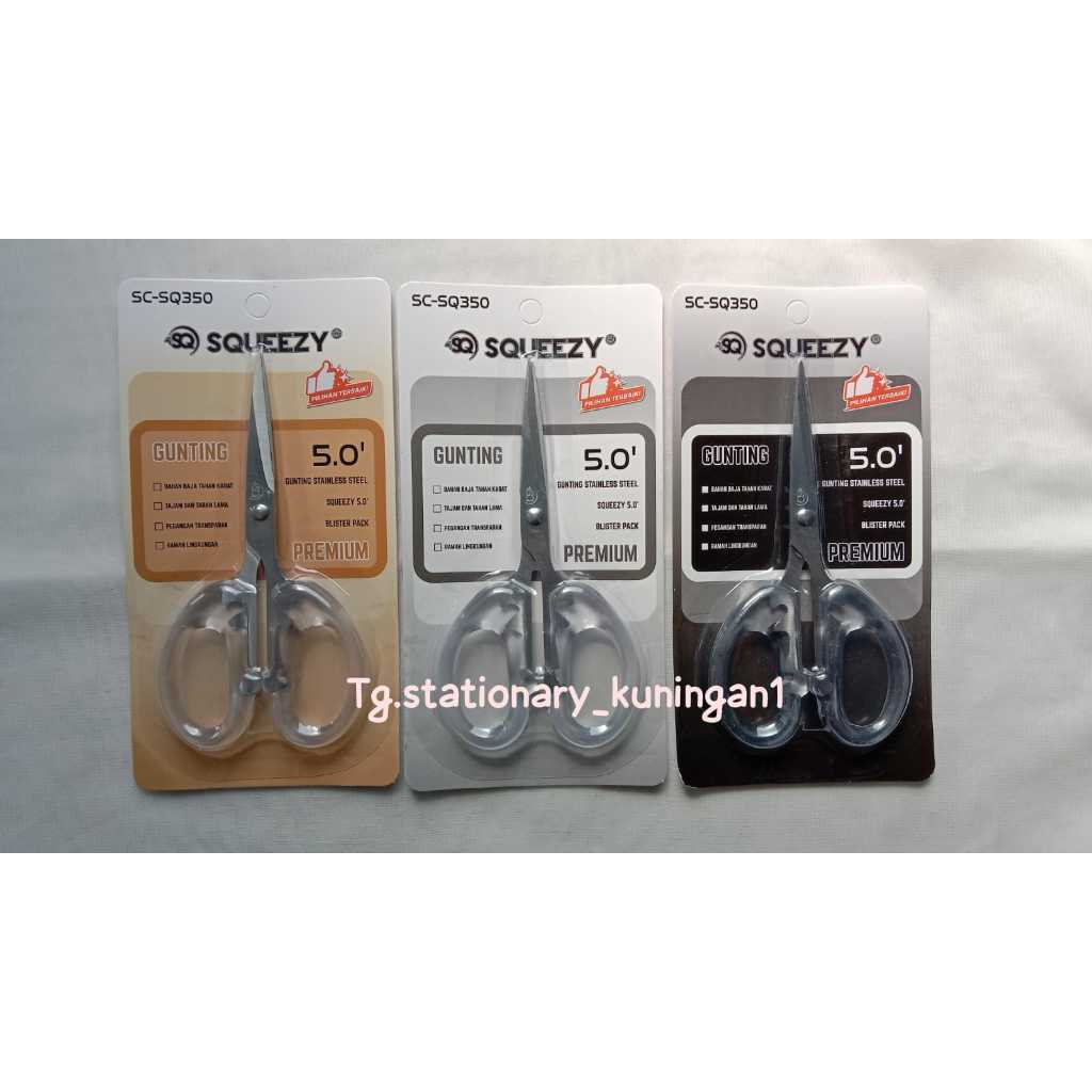 

Gunting Squeezy Transparant 5.0 Inch SC-SQ350