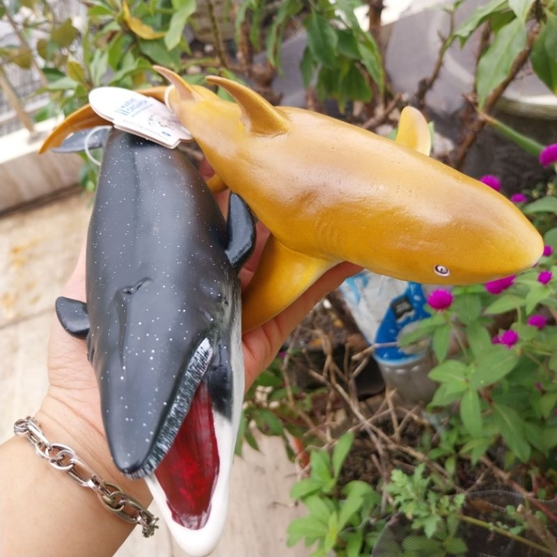 Mainan Anak Shark ikan hiu karet /FREE 1TOY RANDOM