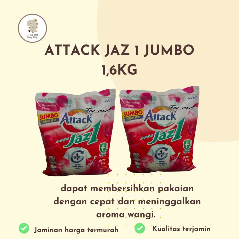 ATTACK JAZ 1 JUMBO DETERGEN BUBUK