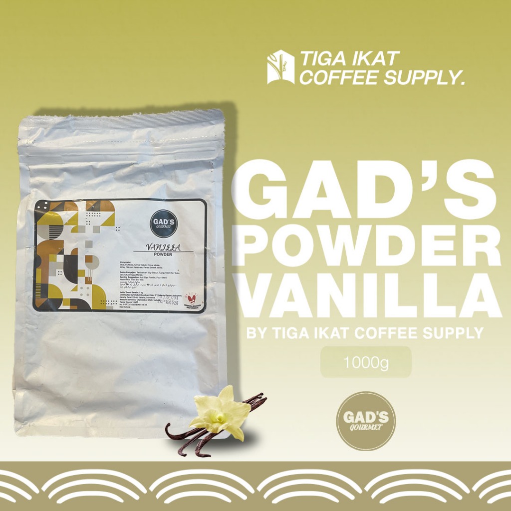 

Gads Powder Vanilla - Powder Drink - Minuman Bubuk Vanila 1 Kg
