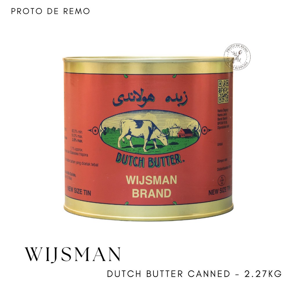 

Wijsman Premium Dutch Butter Canned Mentega Kaleng - 2.27KG