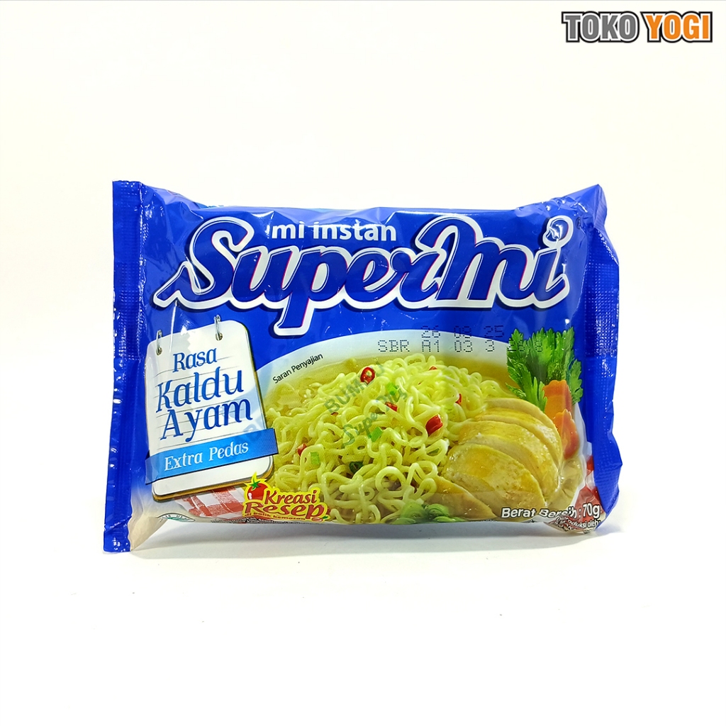 

SUPERMI MIE INSTAN KUAH KALDU AYAM 70g