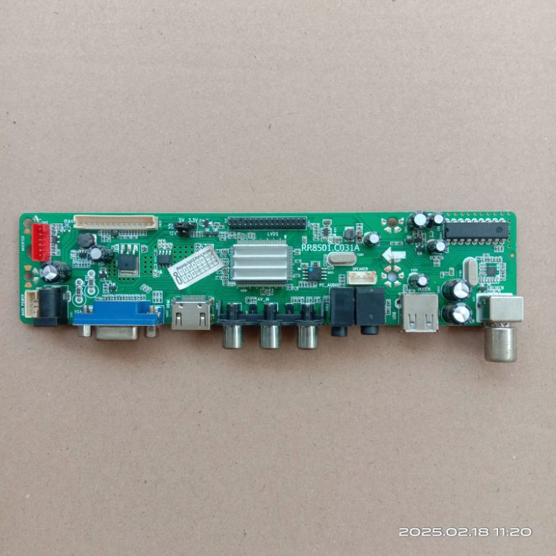 MB mobo mainboard mesin tv cina VRISTA universal code RR8501.C031A