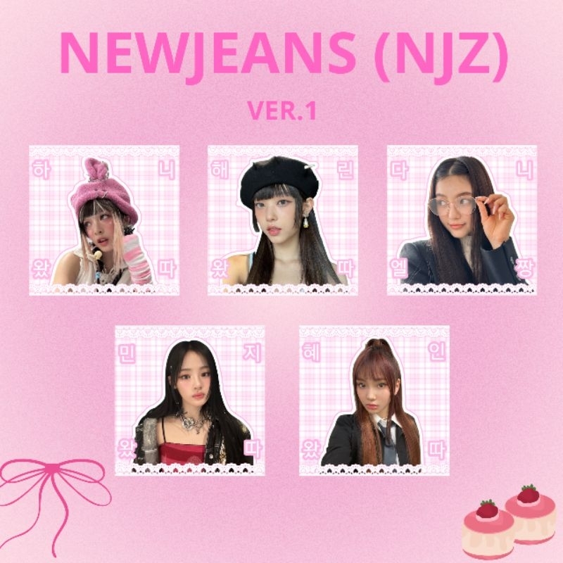 

Stiker deco cute kpop newjeans NJZ mail sellkor freebies [isi 30pcs]