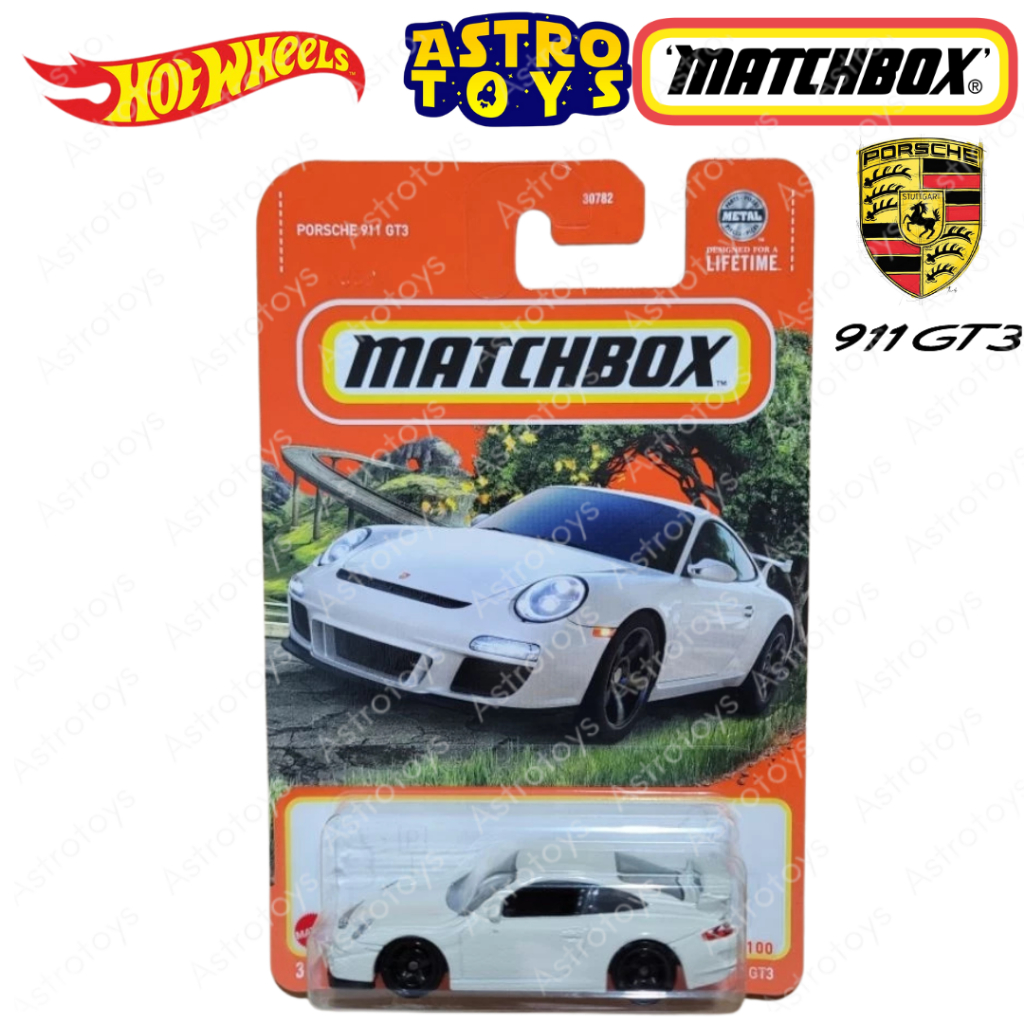 Matchbox Basic Porsche 911 GT3 Real Car 1:64 / Mainan Anak Diecast Metal Mobil Sedan Sport Hotwheels