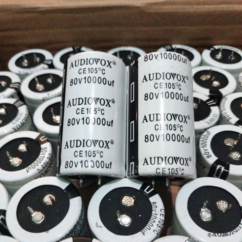 Elco audiovox 10000uf 80v putih original