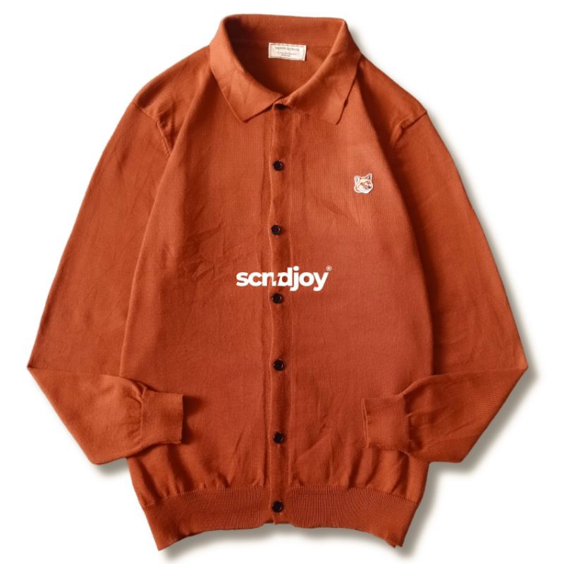 Maison Kitsune Cardigan Fullbotton Knitwear